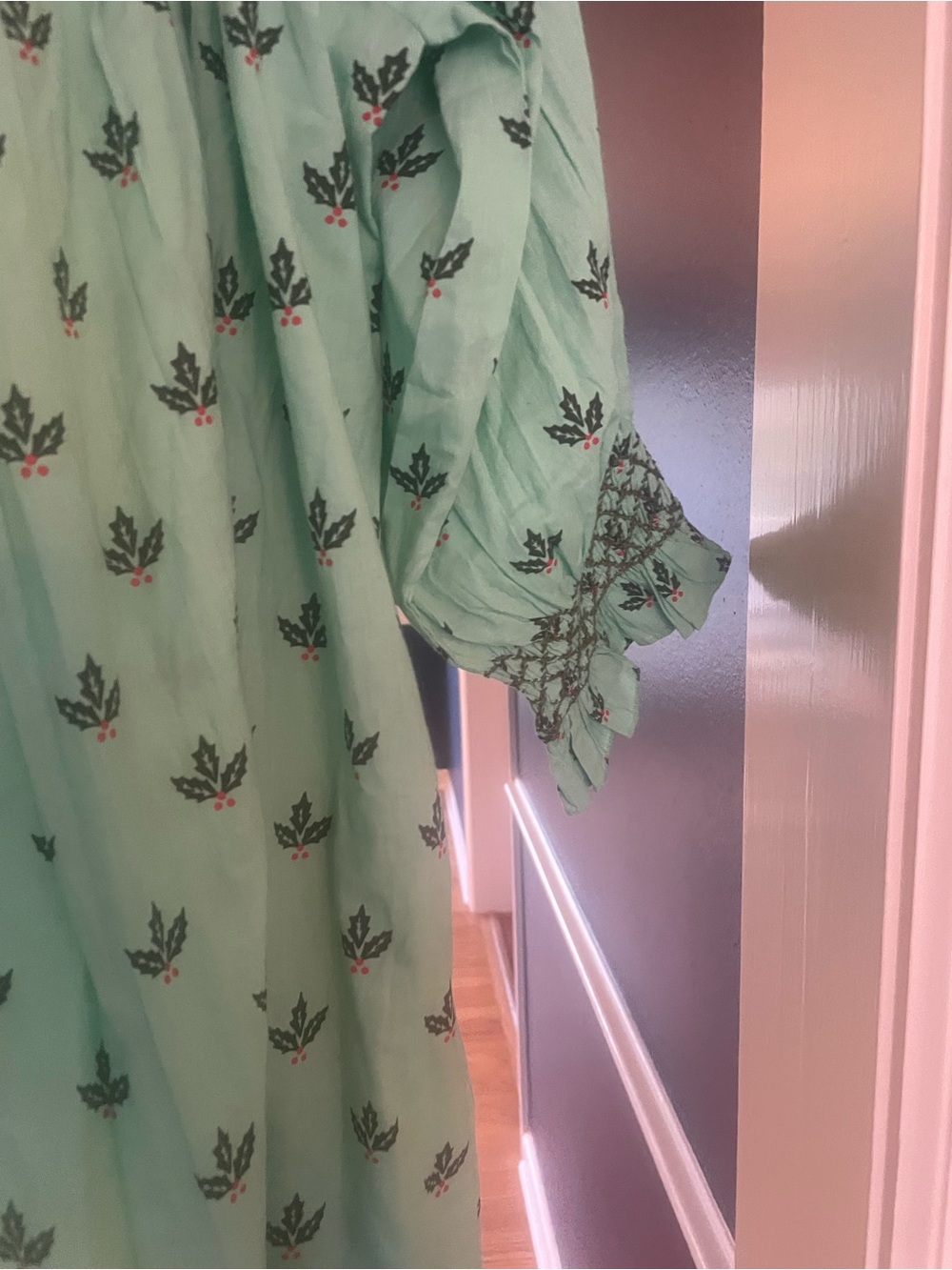 Printfresh Mint Green Embroidered Maxi Dress XL Christmas holiday - Picture 9 of 12